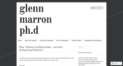 Desktop Screenshot of glennmarron.com